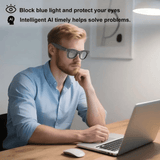 AI Smart Camera Glasses with HD 1080P Recording, Voice Assistant, Bluetooth & Real-Time Translation