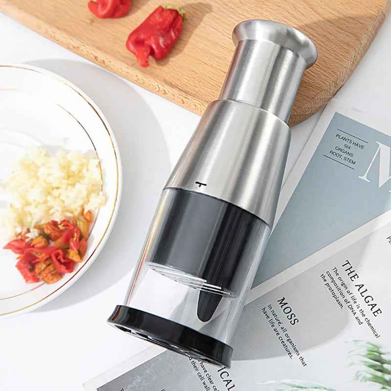 Garlic Crusher Manual Food Chopper