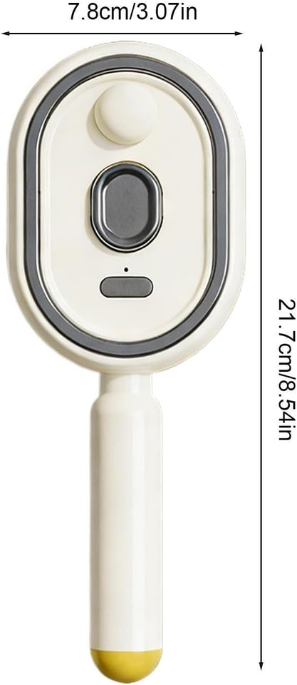 Portable Steam Hair Straightener Brush with Rechargeable Battery