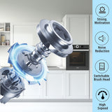 5 in 1 Electric Spin Scrubber – Cordless Power Cleaning Brush with Buffer Polisher for Bathroom, Shower, Tub & Kitchen Floor