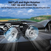 Portable USB Cooling Fan — 360° Adjustable Dual Head | Car & Desktop
