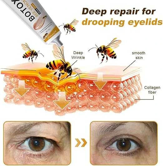 Bee Venom Wrinkle Removal Cream – Anti-Aging Face & Neck Firming Moisturizer for Youthful Skin