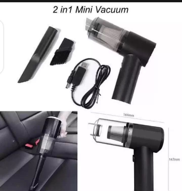 3 in 1 Portable Rechargeable Vacuum Cleaner