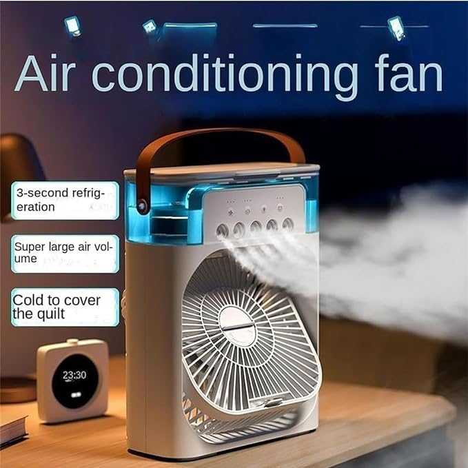 Mini Cooling Fan | 3 In 1 Mini Air Cooler Fan
