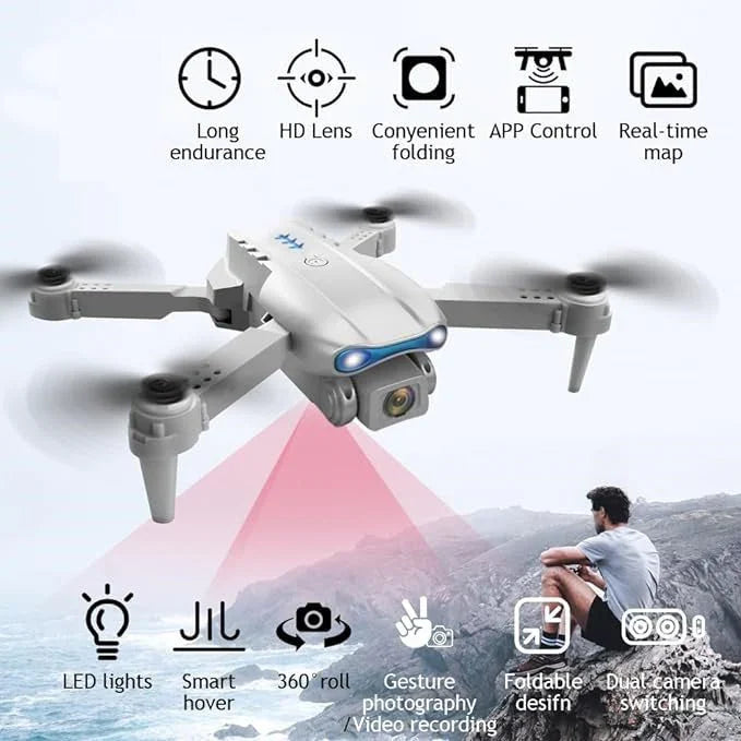 E99 Drone Camera – Easy Control &amp; Aerial Fun