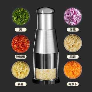 Garlic Crusher Manual Food Chopper