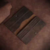 Horse Long Wallet Genuine Leather Hand-held Men's Card Holder