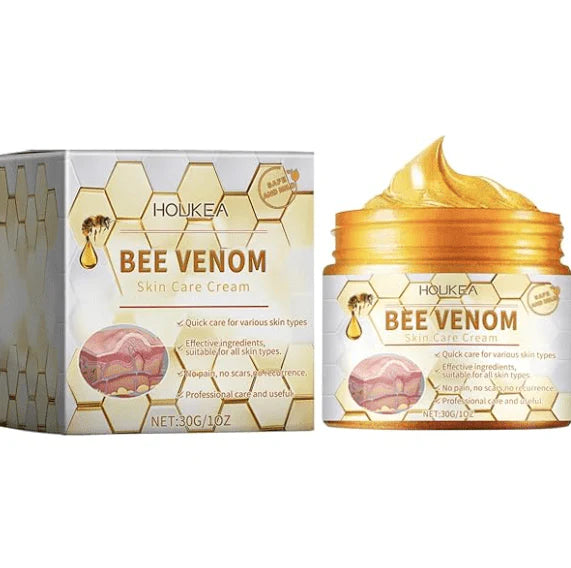 HOUKEA Bee Venom Anti-Aging Face Cream – Wrinkle Reduction & Skin Tightening