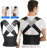 Premium Adjustable Posture Corrector Back Support Belt for Men & Women – Comfortable Shoulder & Spine Alignment
