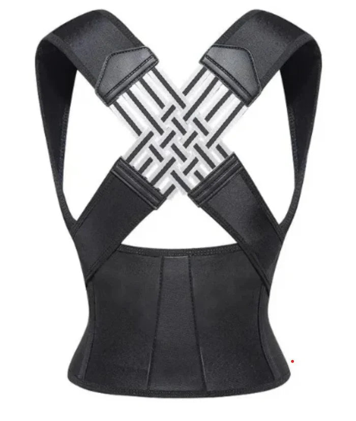 Premium Adjustable Posture Corrector Back Support Belt for Men & Women – Comfortable Shoulder & Spine Alignment
