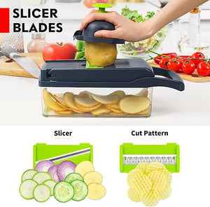 Vegetable Cutter UAE & KSA + 3-in-1 Food Chopper