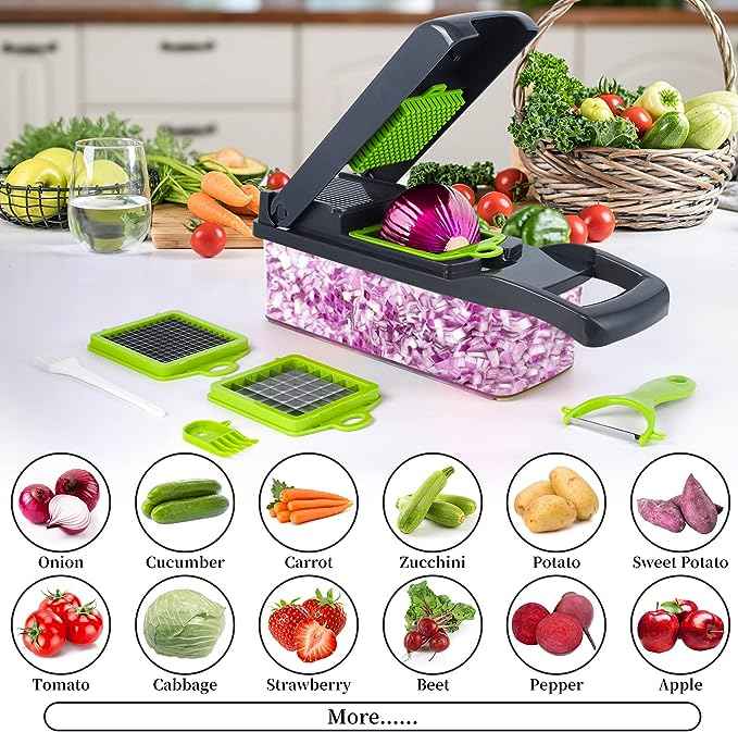 Vegetable Cutter UAE & KSA + 3-in-1 Food Chopper
