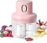 Wireless Electric Chopper – Cordless Battery-Powered Mini Food Chopper, 250ml Portable Vegetable & Nut Cutter for Kitchen